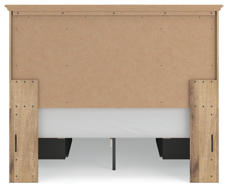 Cama con almacenaje en el panel Fenderport