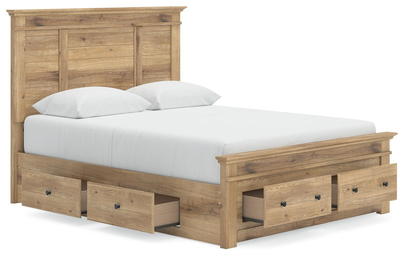 Cama con almacenaje en el panel Fenderport