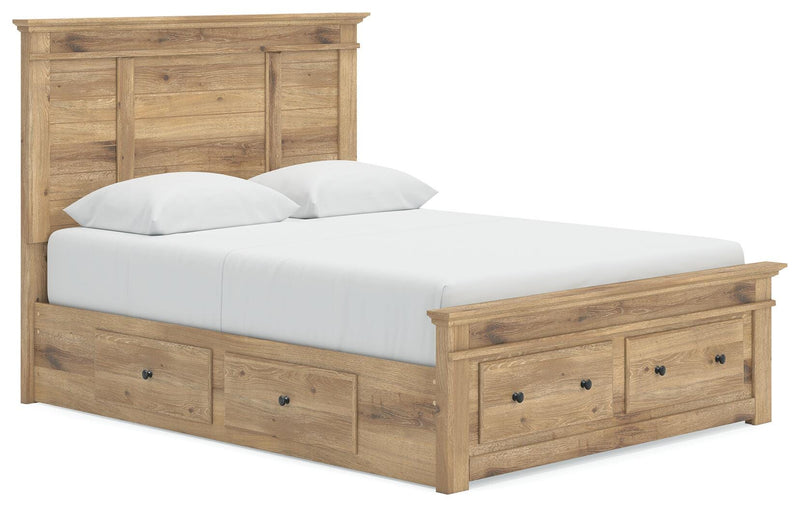 Cama con almacenaje en el panel Fenderport