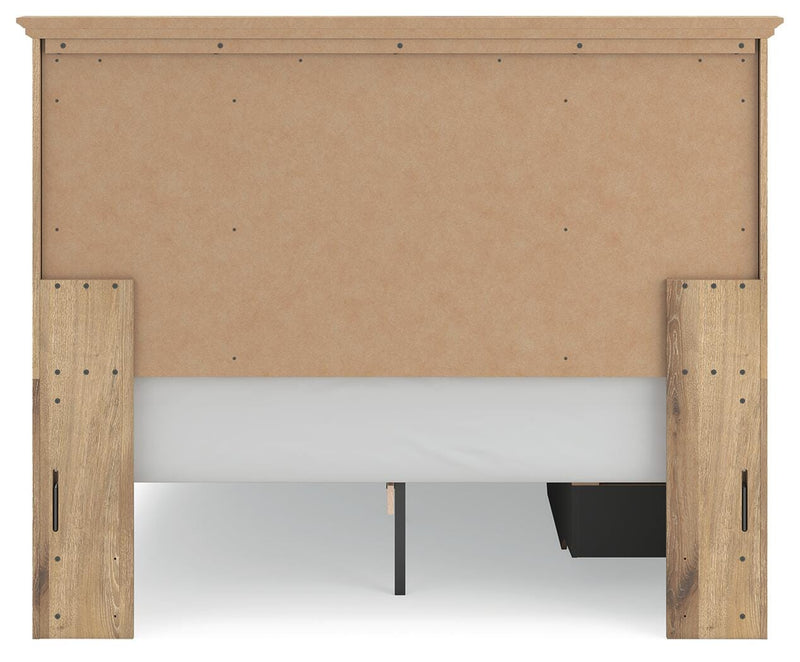 Cama con almacenaje en el panel Fenderport