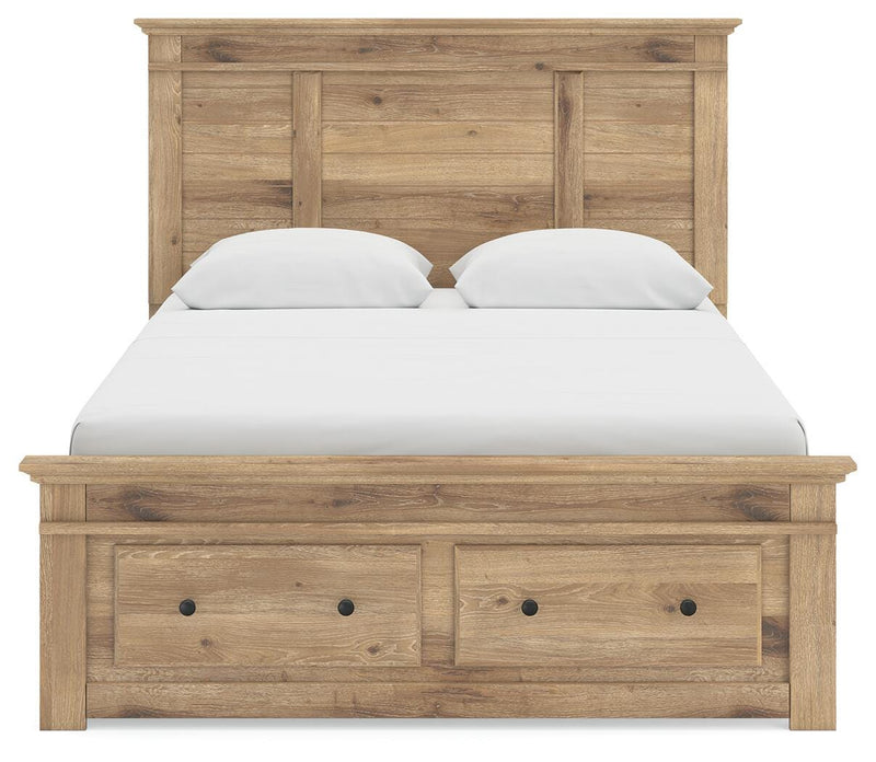Cama con almacenaje en el panel Fenderport