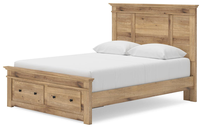 Cama con almacenaje en el panel Fenderport