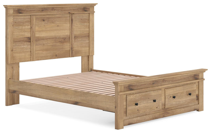 Cama con almacenaje en el panel Fenderport