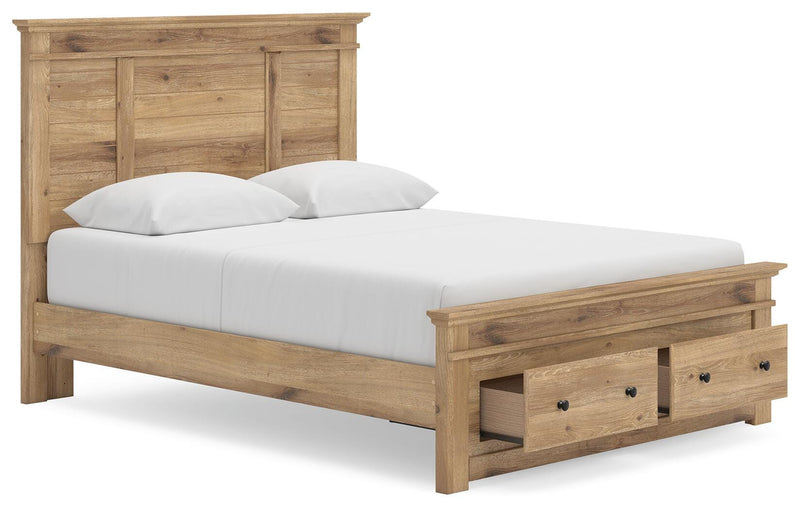 Cama con almacenaje en el panel Fenderport
