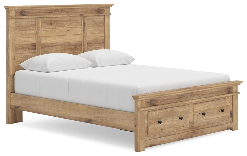 Cama con almacenaje en el panel Fenderport