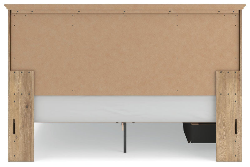 Cama con almacenaje en el panel Fenderport