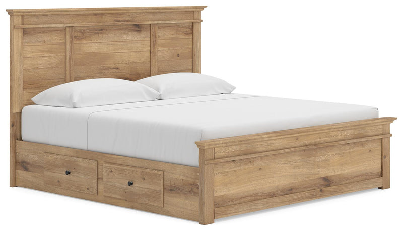 Cama con almacenaje en el panel Fenderport