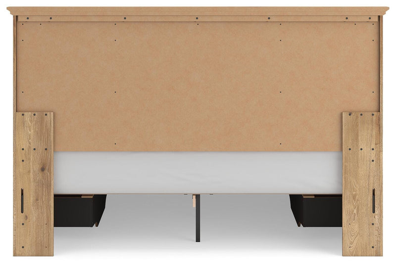 Cama con almacenaje en el panel Fenderport