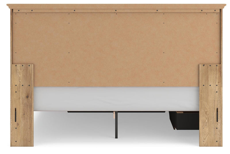 Cama con almacenaje en el panel Fenderport