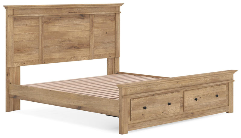 Cama con almacenaje en el panel Fenderport