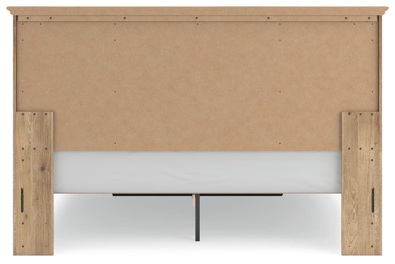 Cama con almacenaje en el panel Fenderport