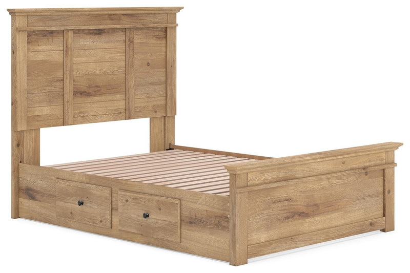 Cama con almacenaje en el panel Fenderport