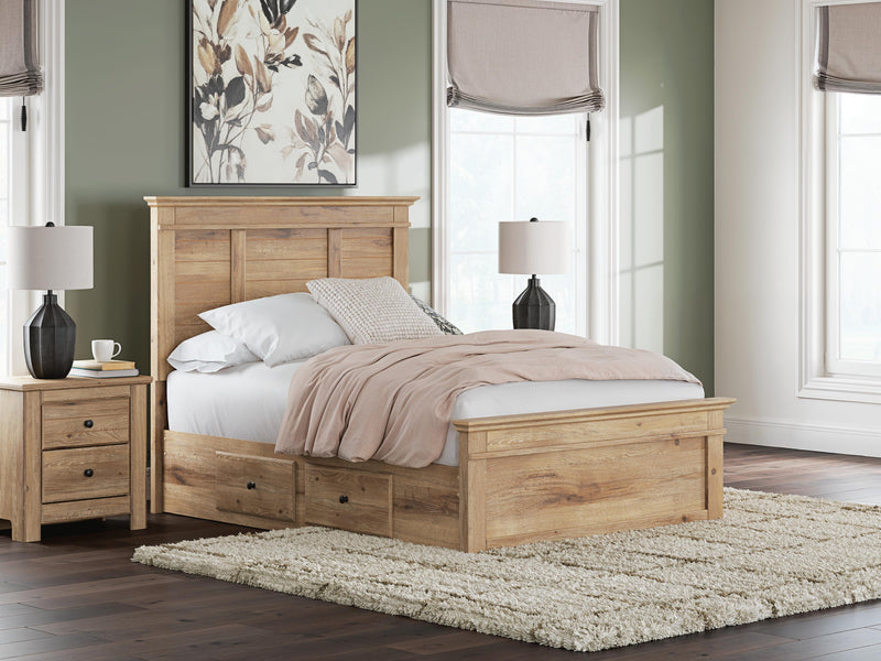 Cama con almacenaje en el panel Fenderport