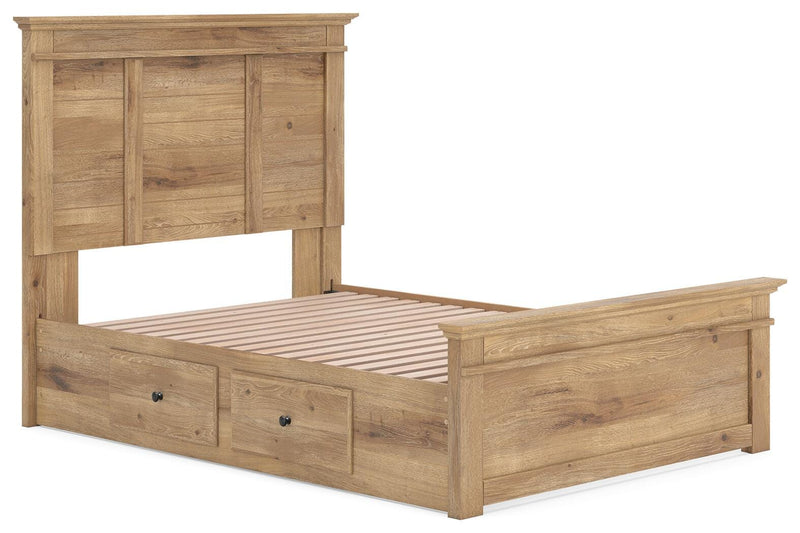 Cama con almacenaje en el panel Fenderport