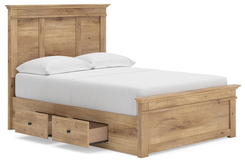 Cama con almacenaje en el panel Fenderport