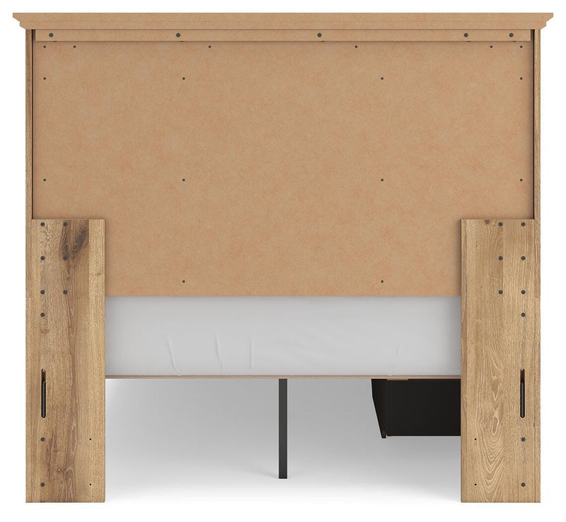 Cama con almacenaje en el panel Fenderport