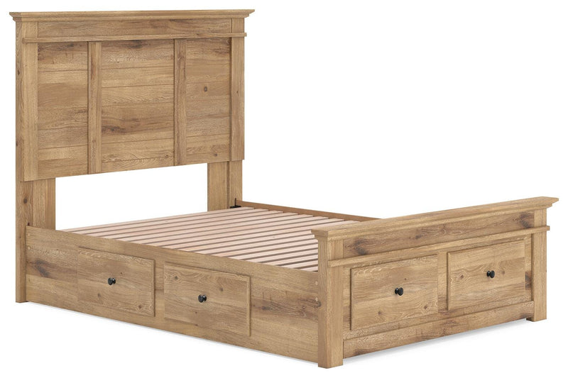 Cama con almacenaje en el panel Fenderport