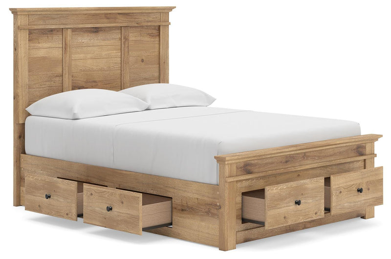 Cama con almacenaje en el panel Fenderport