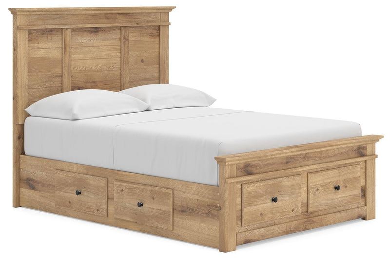 Cama con almacenaje en el panel Fenderport