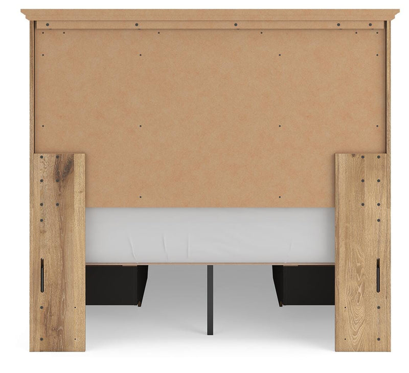 Cama con almacenaje en el panel Fenderport