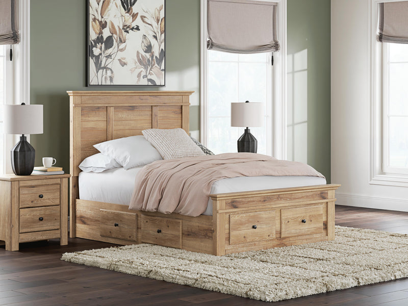 Cama con almacenaje en el panel Fenderport