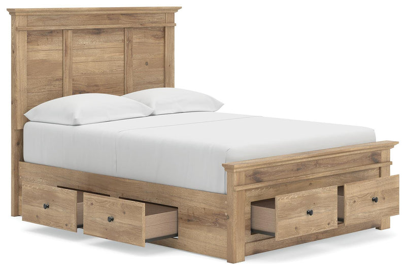 Cama con almacenaje en el panel Fenderport
