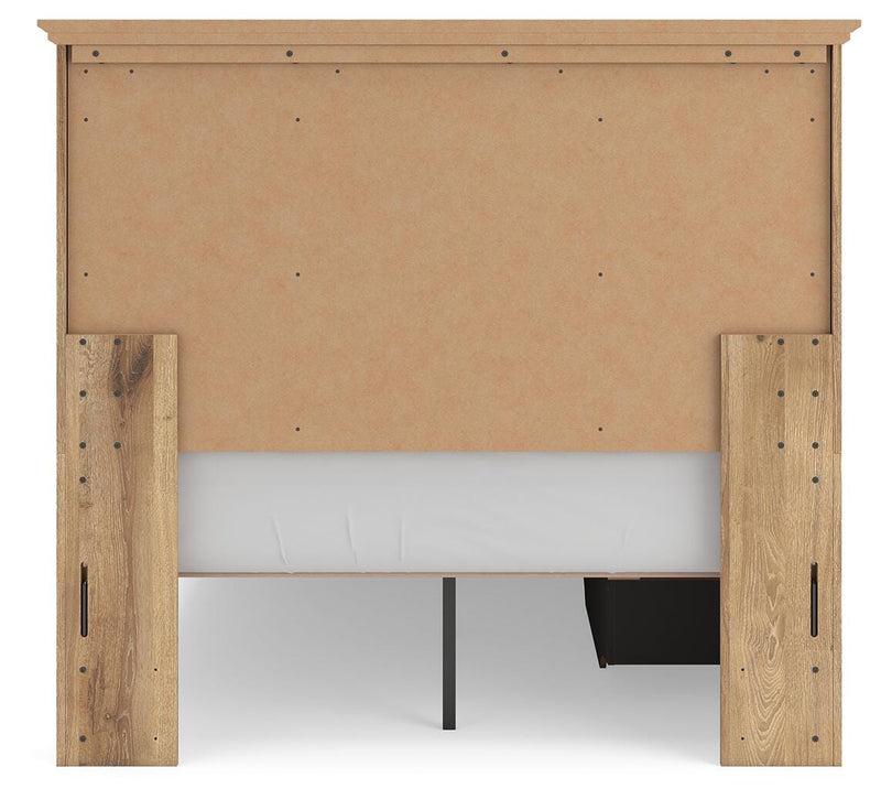 Cama con almacenaje en el panel Fenderport