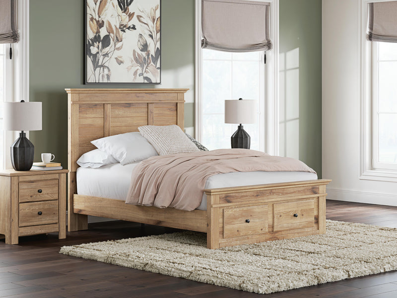 Cama con almacenaje en el panel Fenderport