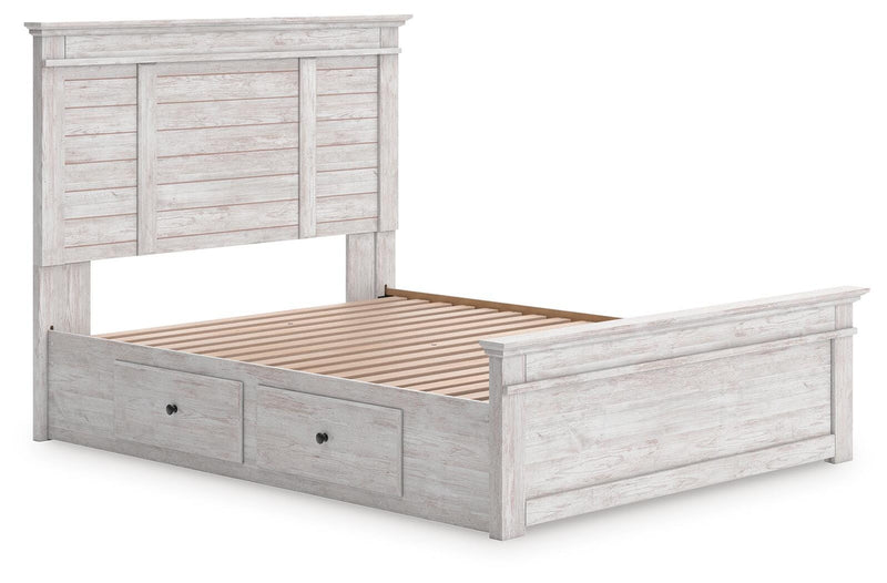 Cama con almacenaje en el panel Fenderport