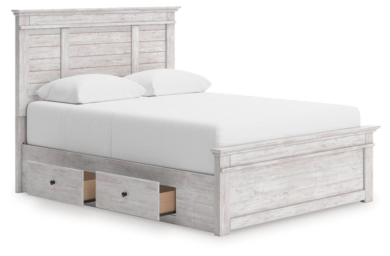Cama con almacenaje en el panel Fenderport