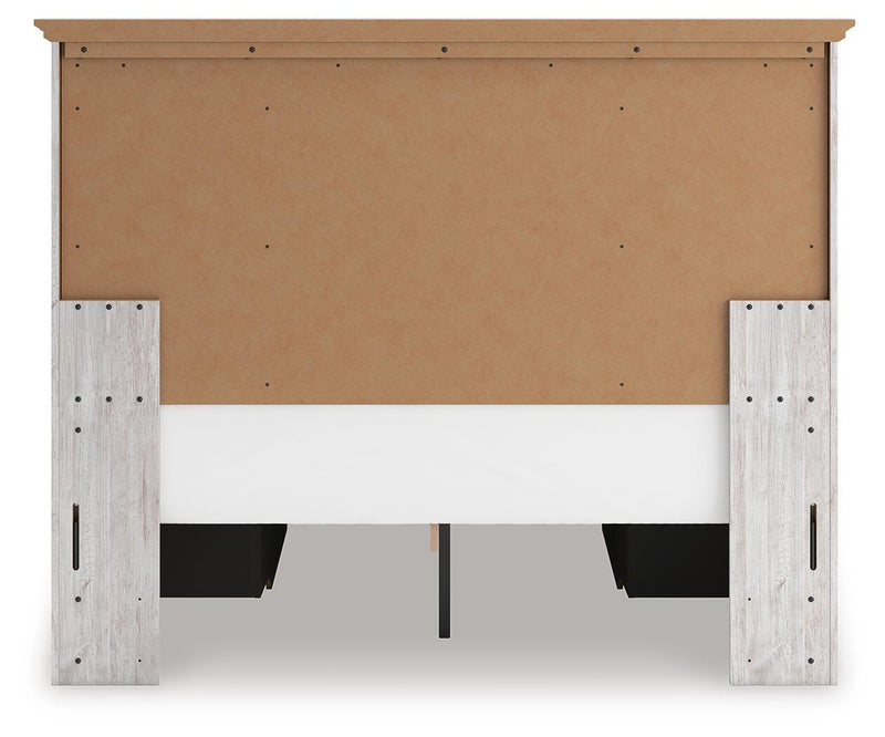 Cama con almacenaje en el panel Fenderport