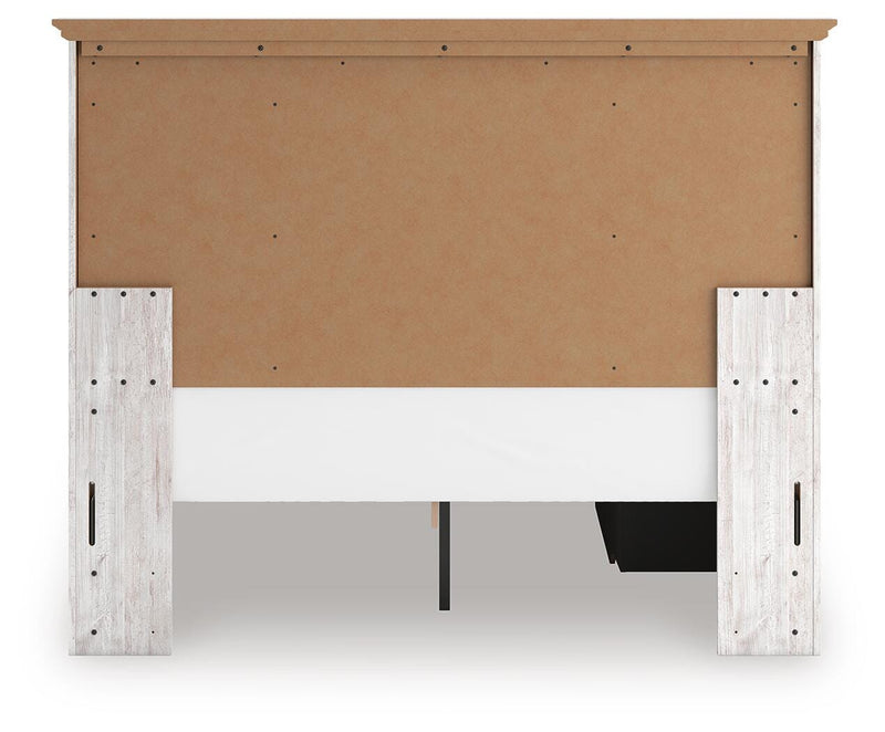 Cama con almacenaje en el panel Fenderport