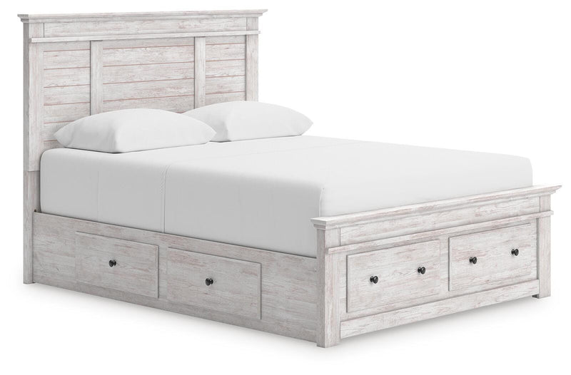 Cama con almacenaje en el panel Fenderport