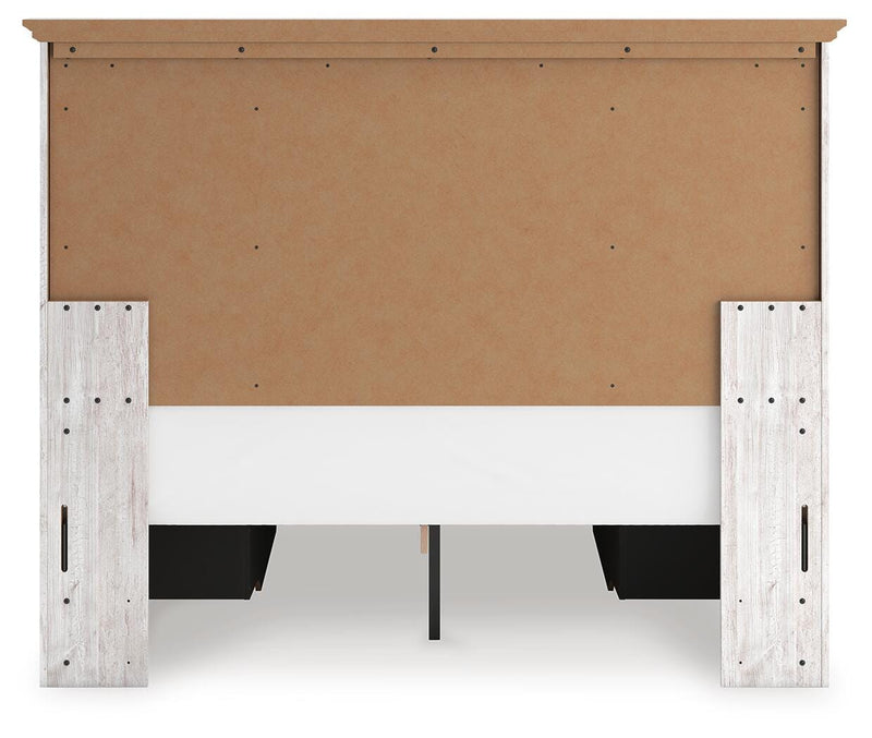 Cama con almacenaje en el panel Fenderport