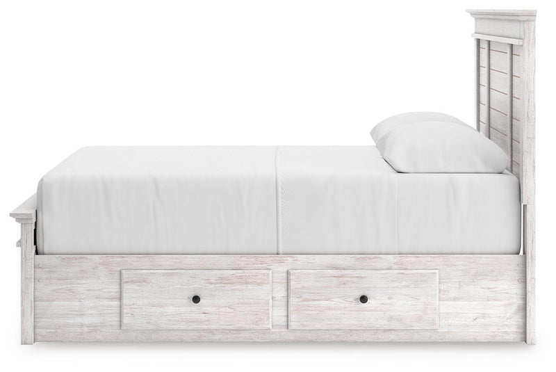 Cama con almacenaje en el panel Fenderport