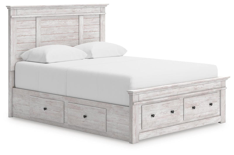 Cama con almacenaje en el panel Fenderport