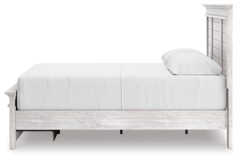Cama con almacenaje en el panel Fenderport
