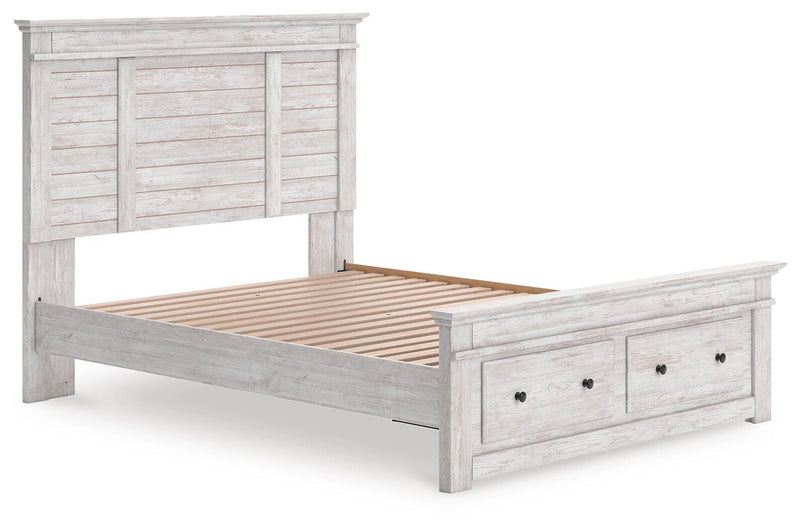 Cama con almacenaje en el panel Fenderport
