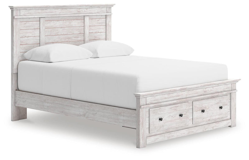 Cama con almacenaje en el panel Fenderport