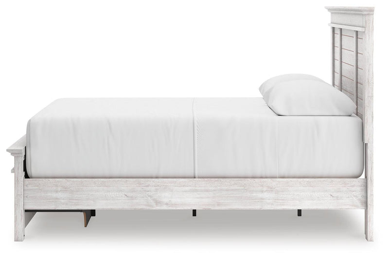 Cama con almacenaje en el panel Fenderport