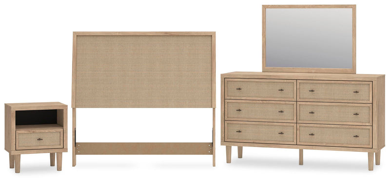 Cielden Upholstered Panel Bed Bedroom Set