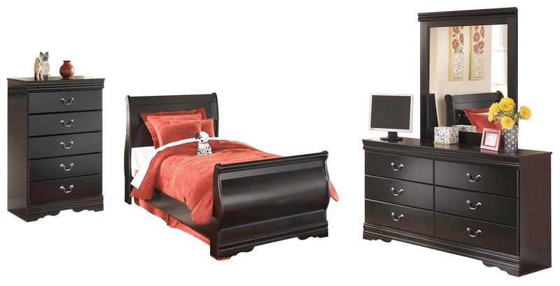 Huey Vineyard Sleigh Bed Bedroom Set