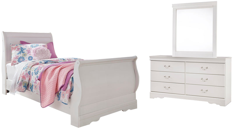 Anarasia Sleigh Bed Bedroom Set