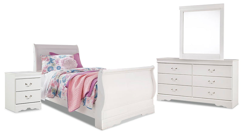 Anarasia Sleigh Bed Bedroom Set