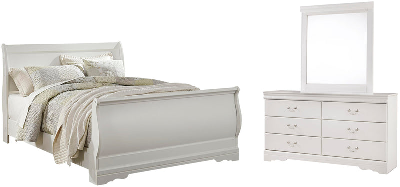 Anarasia Sleigh Bed Bedroom Set