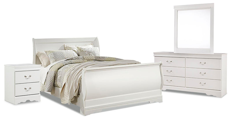 Anarasia Sleigh Bed Bedroom Set