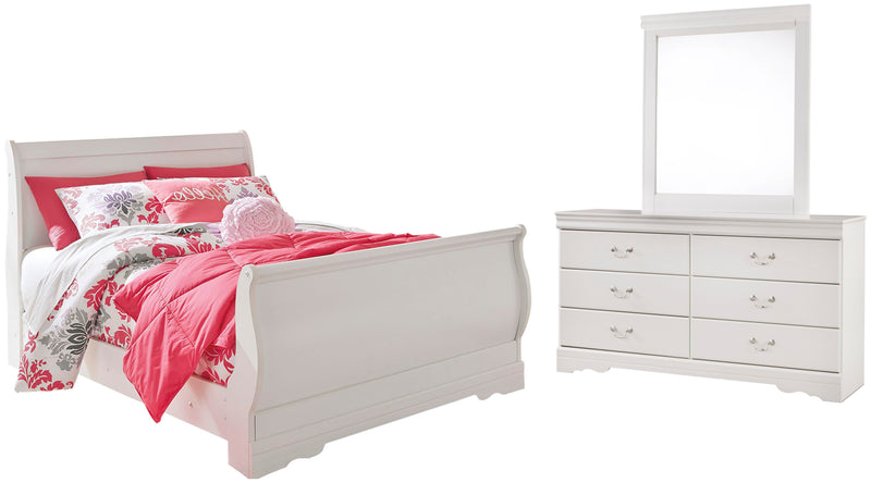 Anarasia Sleigh Bed Bedroom Set