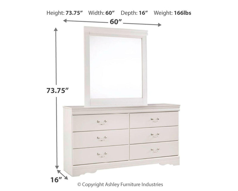 Anarasia Sleigh Bed Bedroom Set