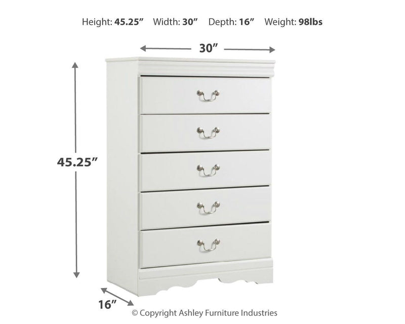Anarasia Sleigh Bed Bedroom Set
