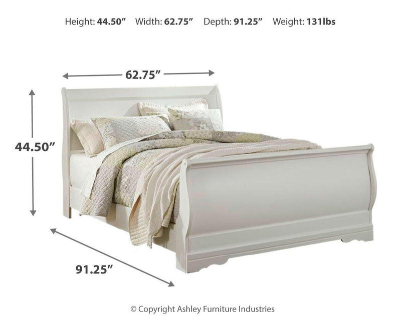 Anarasia Sleigh Bed Bedroom Set
